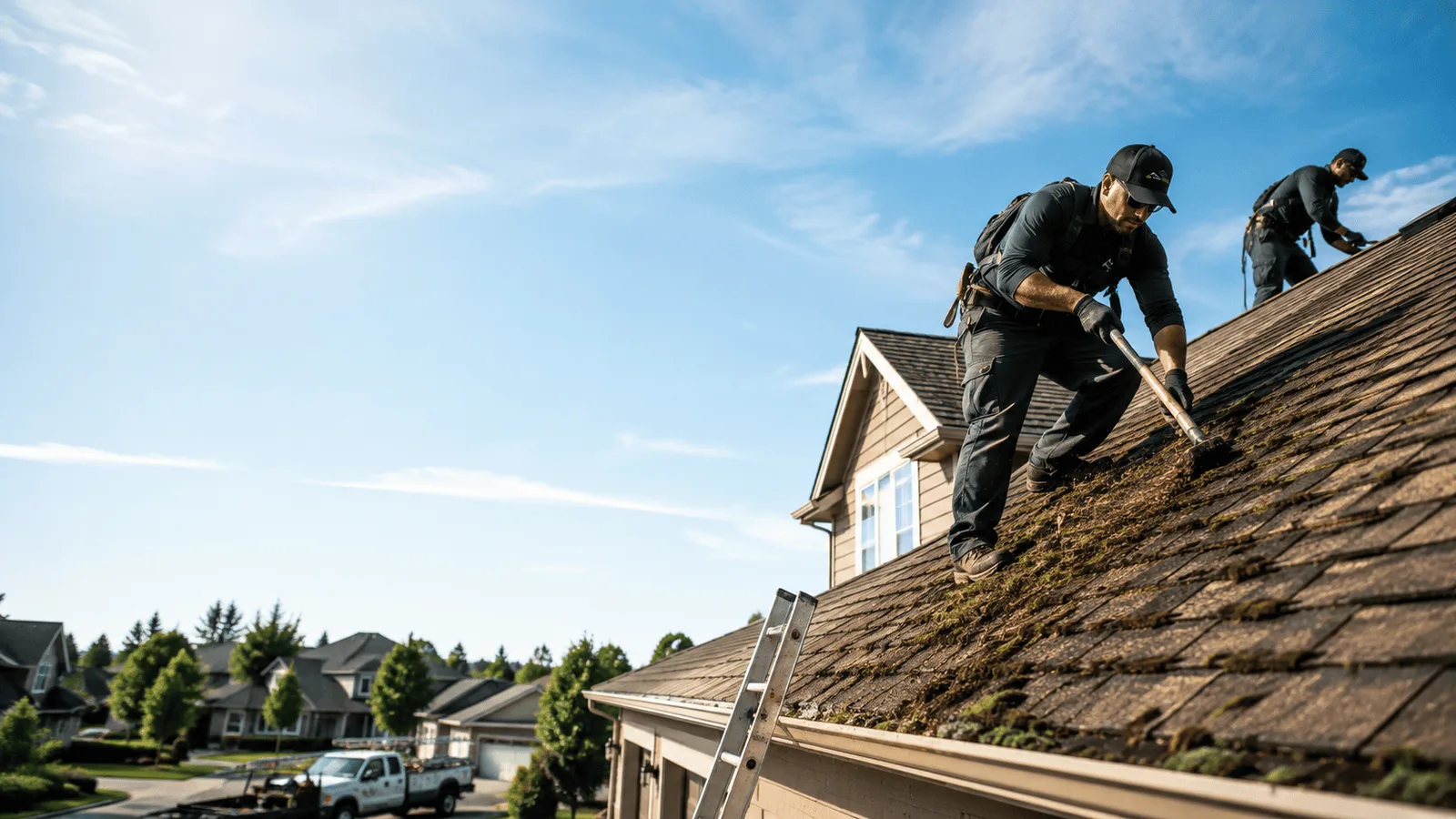 Roof Moss Removal in Bentonville, OH near me